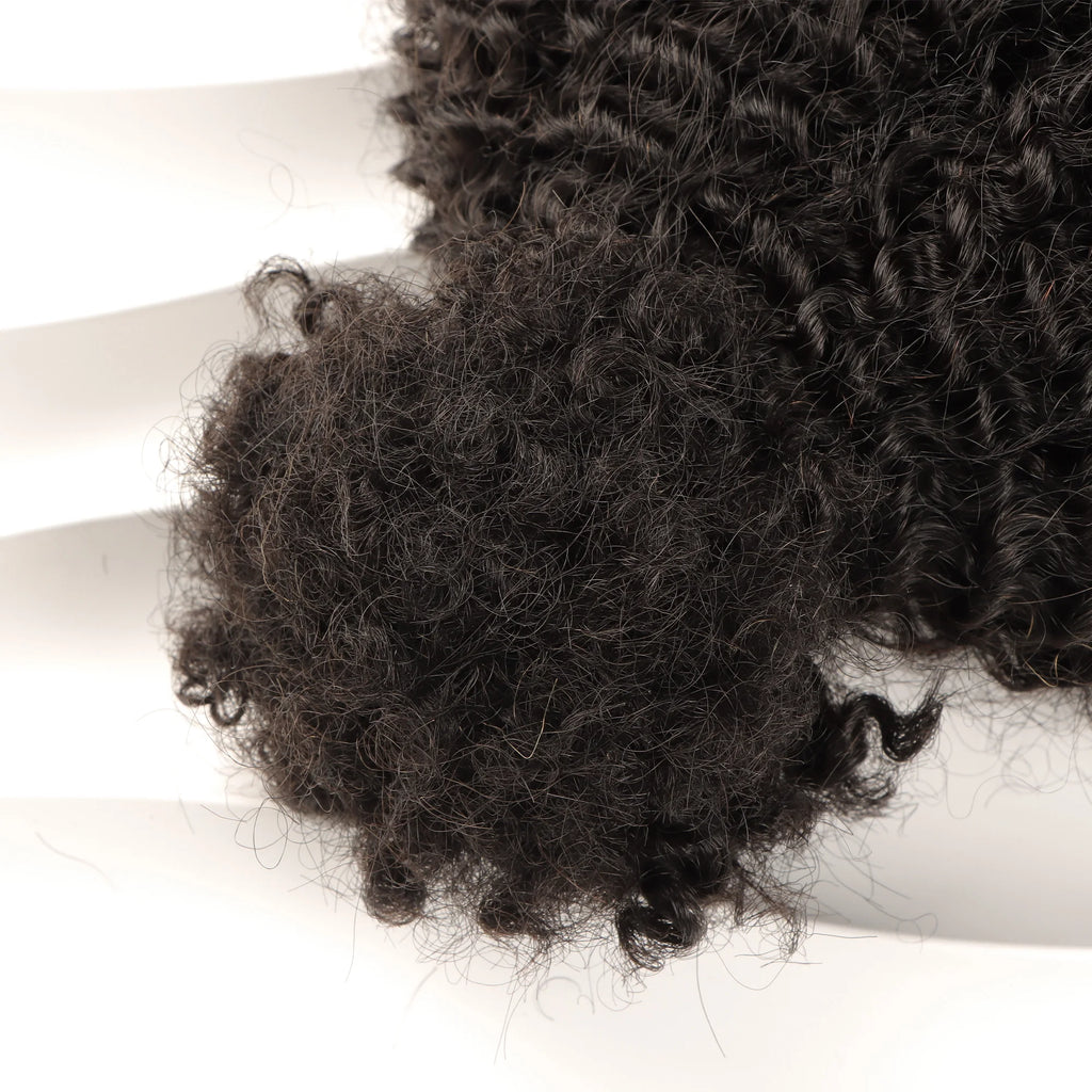 Orient Locs Crochet Braids Bulk 4B 4C Kinky Curly Virgin Afro Hair Extension Indian Afro Braiding Bulk Hair Cabelo Humano