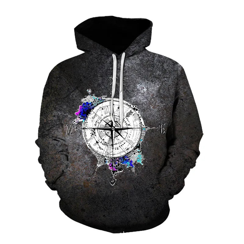 Brown Hoodie for Men Women and Kids Windproof Heavy Weight Graphic 3D Printed Solid Pattern Hooded Collar