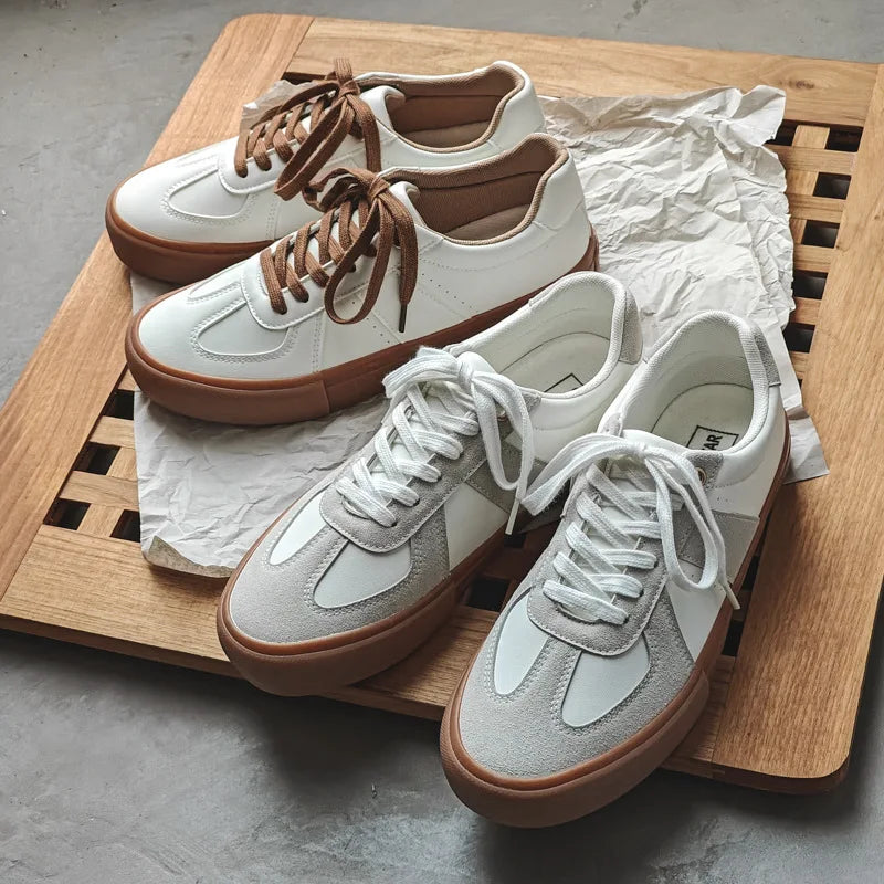 New Arrival Retro Men Casual Shoes Sneakers Couple Simple Lovers Flat Running Casual Shoes Men and Women