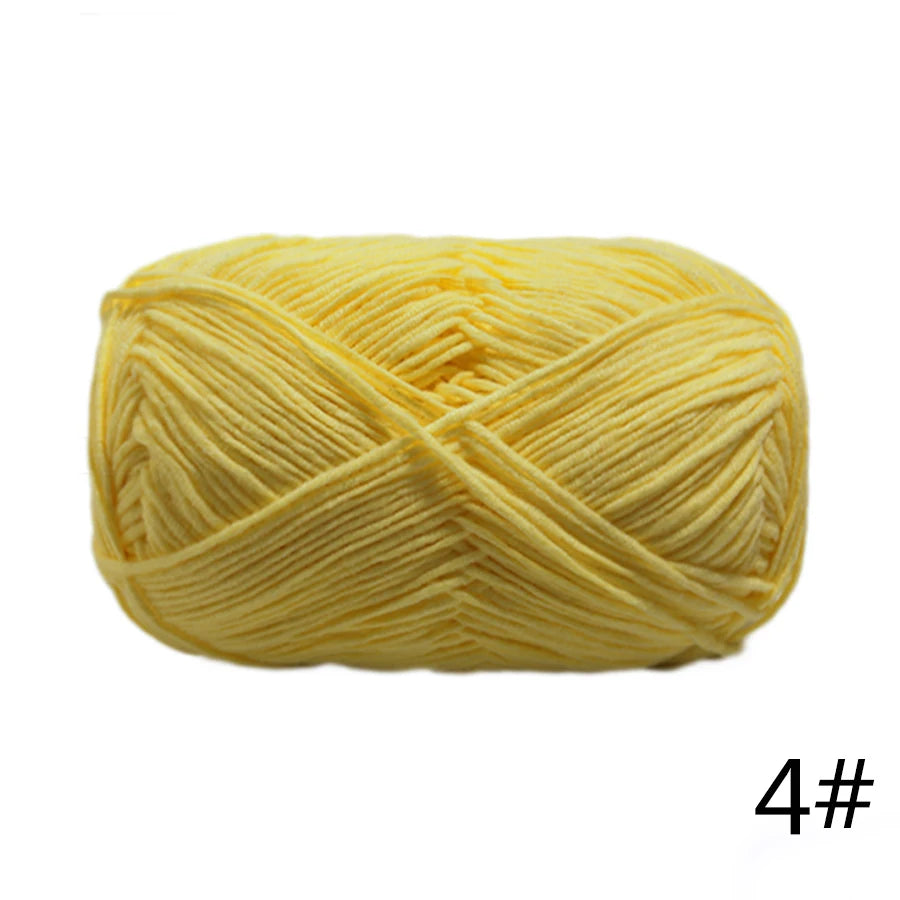 Factory Directly Supply 5ply Crochet Yarn Milk Cotton Acrylic Yarn for Baby Knitting Sweater Yarn