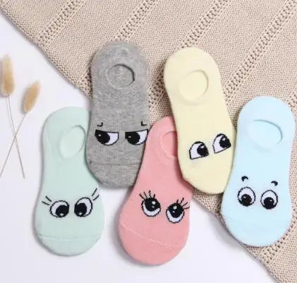 Kids Cotton No-Show Ankle Socks for Sneaker Wear Summer Cartoon Hidden Socks Boys Girls Infant Children's Footwear