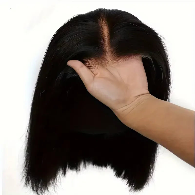 Bob Wig Human Hair Glueless Wigs Human Hair Pre Plucked Pre Cut 13x4 HD Lace Front Put on and Go Glueless Wigs Human Hair