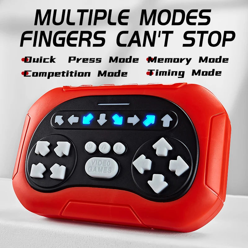 ZLang Dancing Handheld Memory Game Finger Sensory Training Education Toys Kids Toys Quick Push Games Queeze Controller Toy