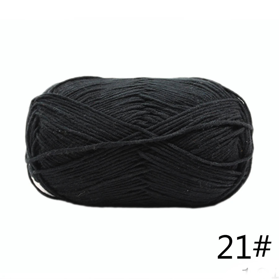Factory Directly Supply 5ply Crochet Yarn Milk Cotton Acrylic Yarn for Baby Knitting Sweater Yarn