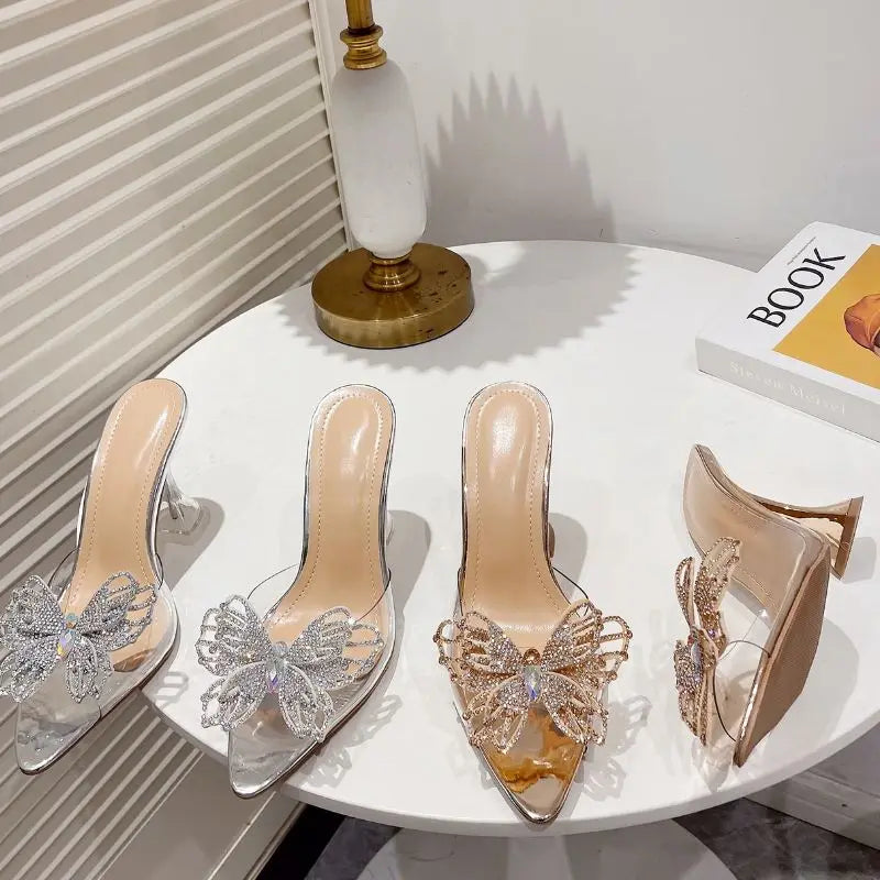 Chaussure Femme a Talon Fashion Pencil High Summer Sandals Trendy Heels for Women Shoes 2025
