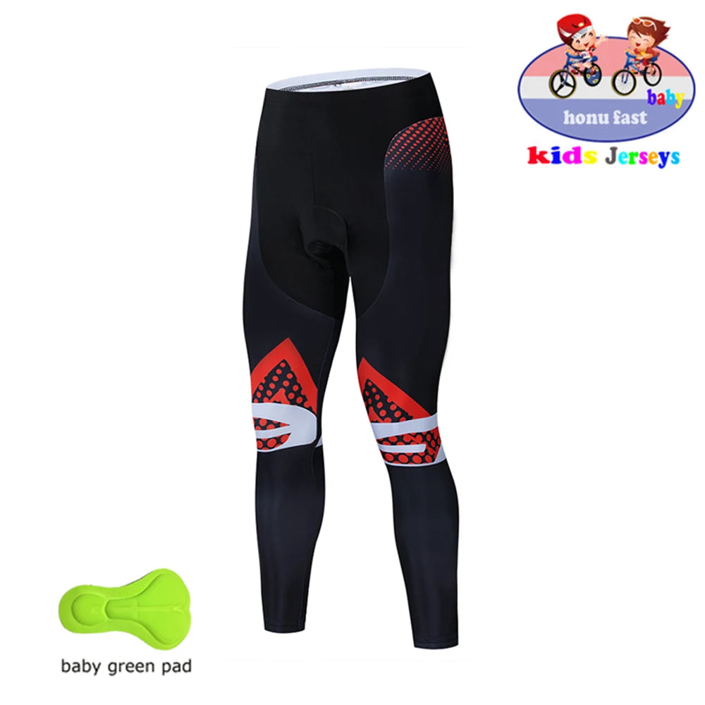 High Quality Kids Cycling Clothing Summer Kids Jersey Set Biking Long Sleeve Clothes Suit MTB Children's Cycling Wear 2021