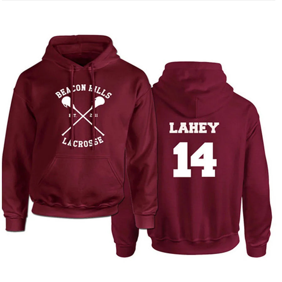 Teen Wolf Stiles Stilinski 24 Hoodies Sweatshirts Dunbar McCall Moletom Hoodie Sweatshirt Plus Size Harajuku Mens Jacket Clothes
