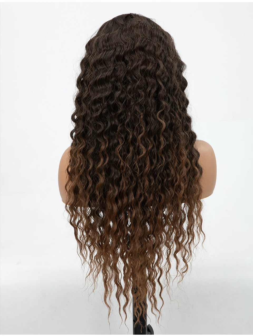 Natural Multiple Colors Long Synthetic Wig 13x4 HD Lace Frontal Heat Resistant Transparent Lace Wigs for Women 30 Inch