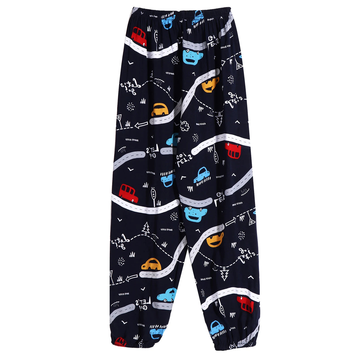 Kids Girls Boys Pants Summer Casual Dance Sports Harem Pants Cute Cartoon Printed Trousers 4 6 8 10 12 Years Children Clothing