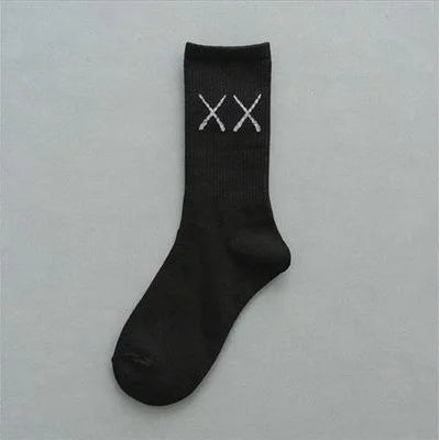 Anime Socks Men Women Couples Grimace Tall Hip hop Wild Happy Funny Street Fashion Cartoon Korean College Style Basketball Socks