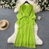 2025 Women's Casual Two-Piece Set: Turn-Down Collar Long-Sleeved Sweater & Wide-Leg Pants