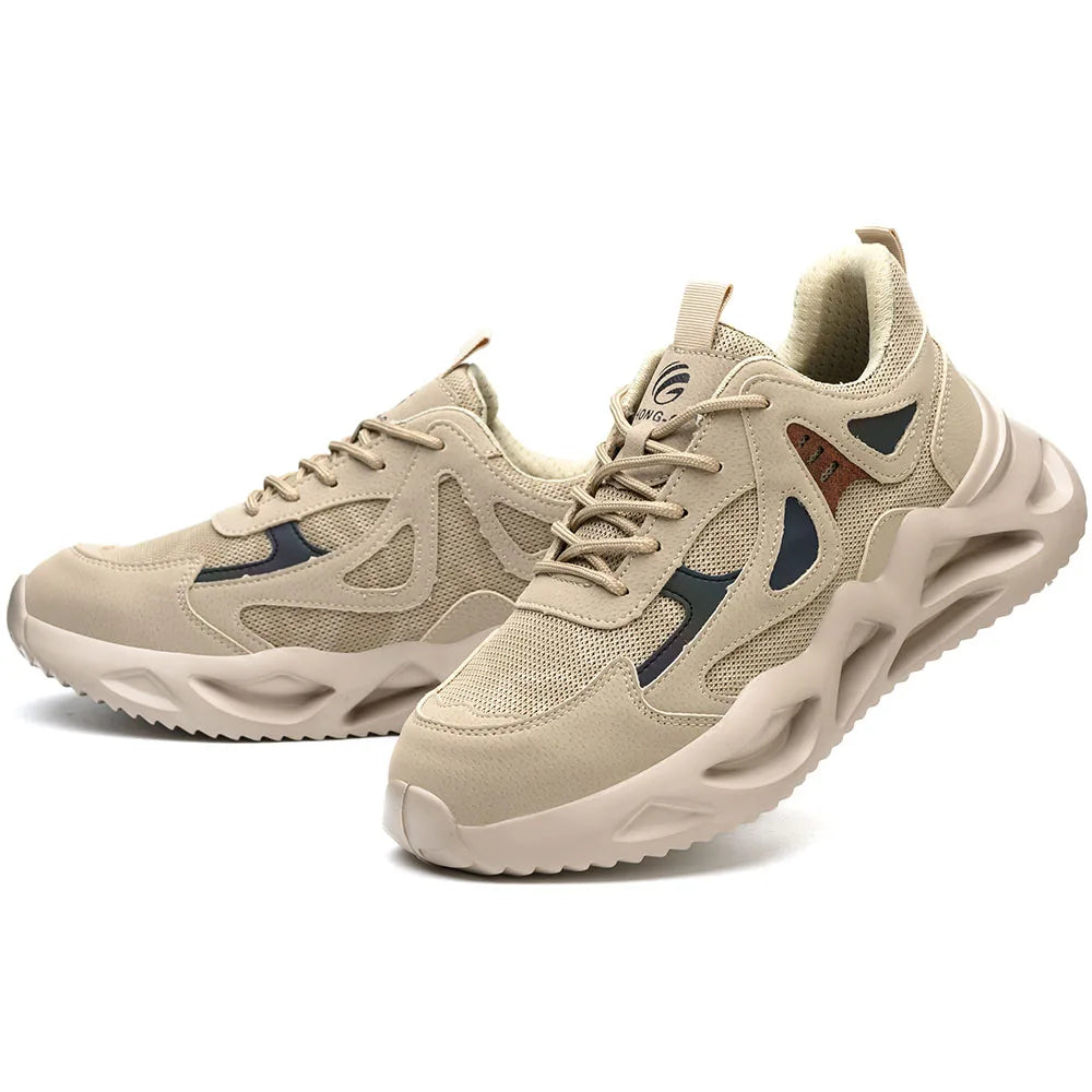 DianSen 2401 Best Selling Sport Quality Work Fashion Lightweight Sneakers Safety Shoes Steel Toe Men Safety Shoes