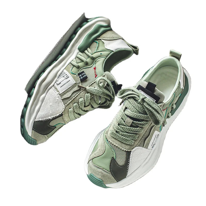 New Casual Shoes Mesh Breathable Sport Shoes Men Fashion Comfortable Casual Sports Platform Alice Sneakers Man