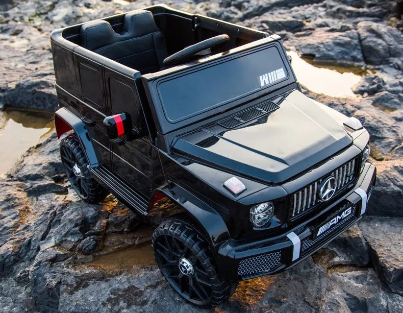 High Quality Remote Control 12v Plastic 4-Wheeled Electric Ride-On Toy Car for Kids to Drive