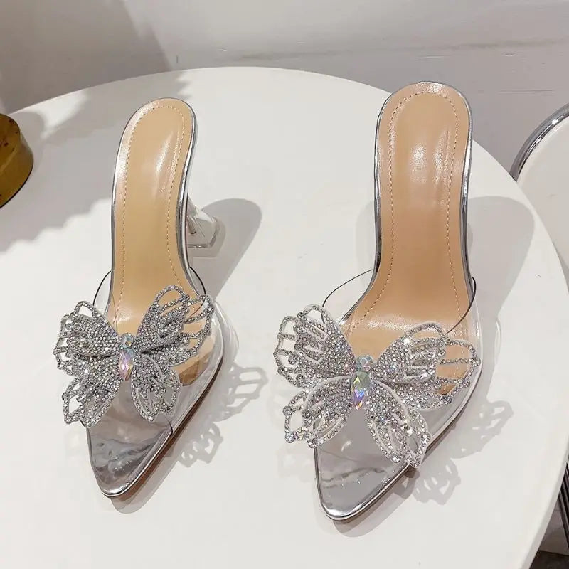 Chaussure Femme a Talon Fashion Pencil High Summer Sandals Trendy Heels for Women Shoes 2025