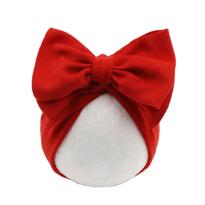Baby Hat Girls Bows Turban Hats Infant Photography Props Cotton Kids Beanie Baby Cap Accessories Children Hats Newborns Bonnet