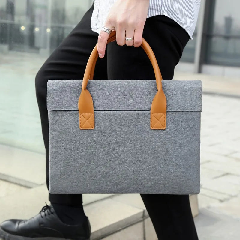 New Laptop Bag Handbag Simple 15.6 Inch Business Laptopbag Portable Briefcase Custom Printed logo Wholesale Laptop hp Laptop Bag