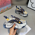 Casual Autumn Platform Sneakers Comfortable Lace-Up Breathable Tennis Walking Shoes Anti-Slippery Chunky Rubber Outsole