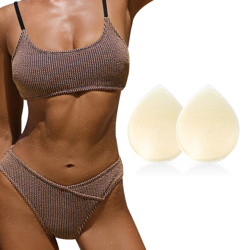 1 Pair Camel Toe Concealer for Women Anti Insert Camel Toe Reusable Invisible Self-Adhesive Silicone Pads Cover for Swimsuits