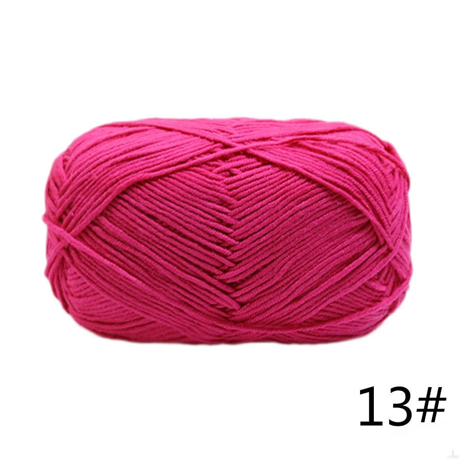 Factory Directly Supply 5ply Crochet Yarn Milk Cotton Acrylic Yarn for Baby Knitting Sweater Yarn