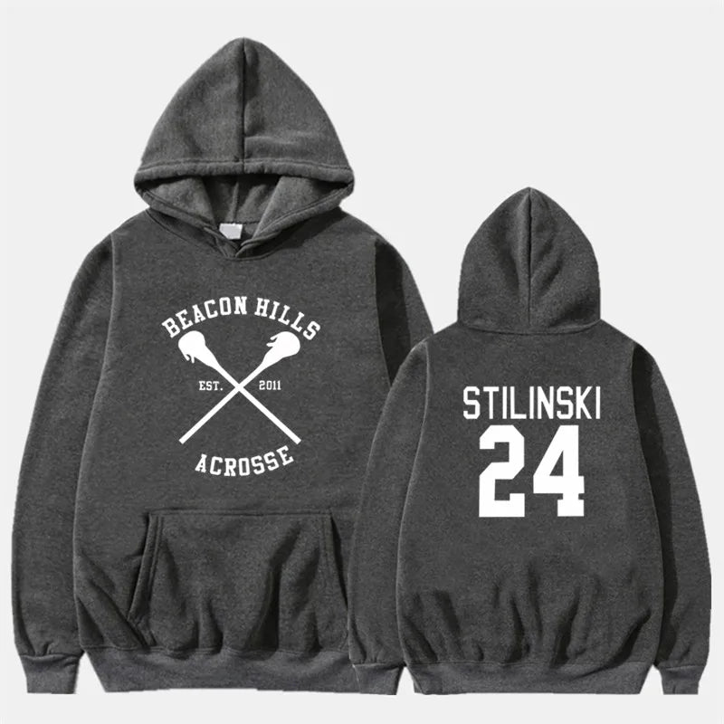 Teen Wolf Stiles Stilinski 24 Hoodies Sweatshirts Dunbar McCall Moletom Hoodie Sweatshirt Plus Size Harajuku Mens Jacket Clothes