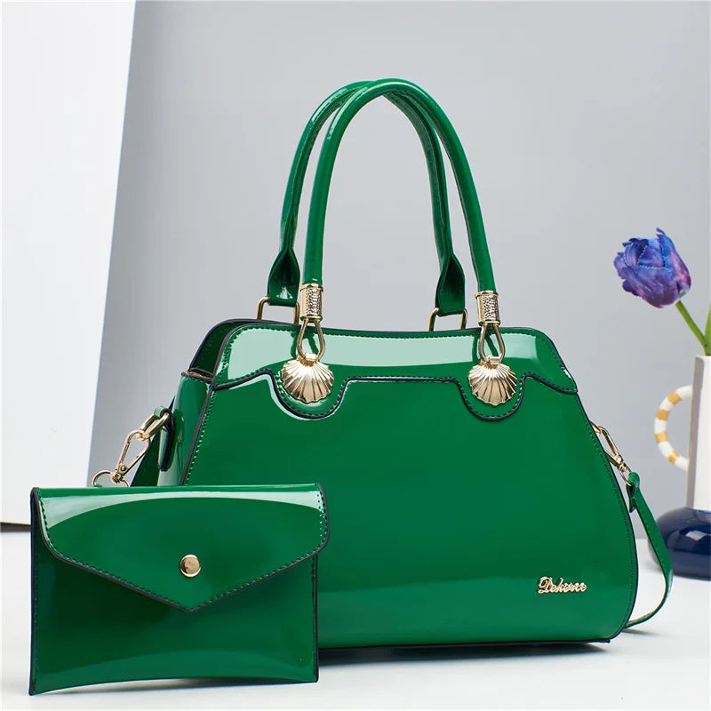 New Arrival Large Capacity Women's PU Casual Tote Bag Cross Body Style with Zipper Closure Lady's Handbag