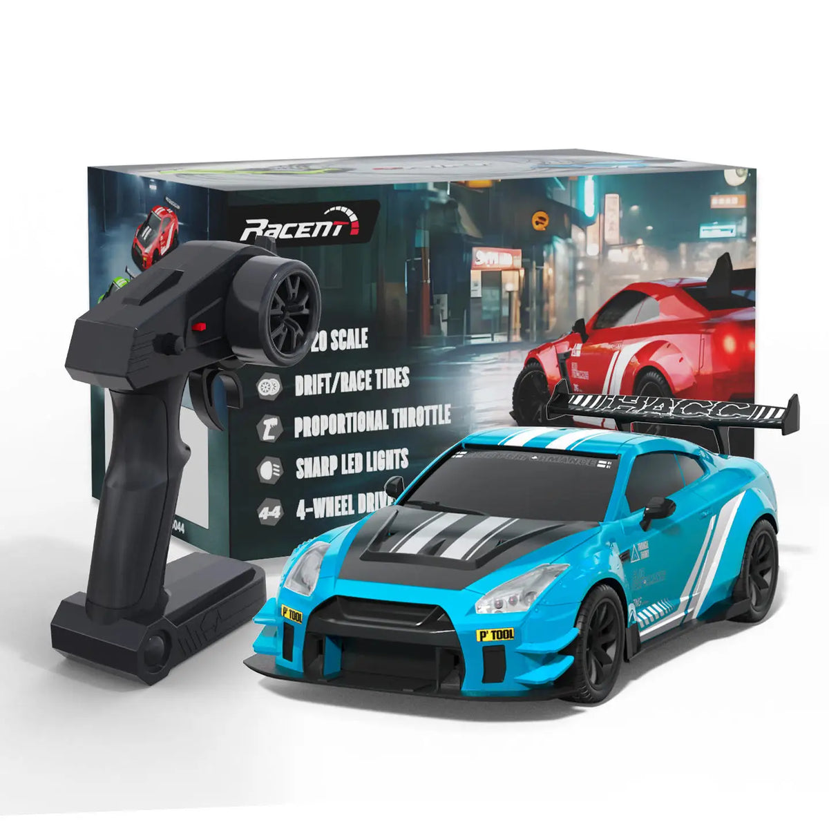 Top Speed 20km/h Mini Racing Drift Model 1:20 Scale 2.4G 4-channel Ready to Use Indoor and Outdoor Children's Toys