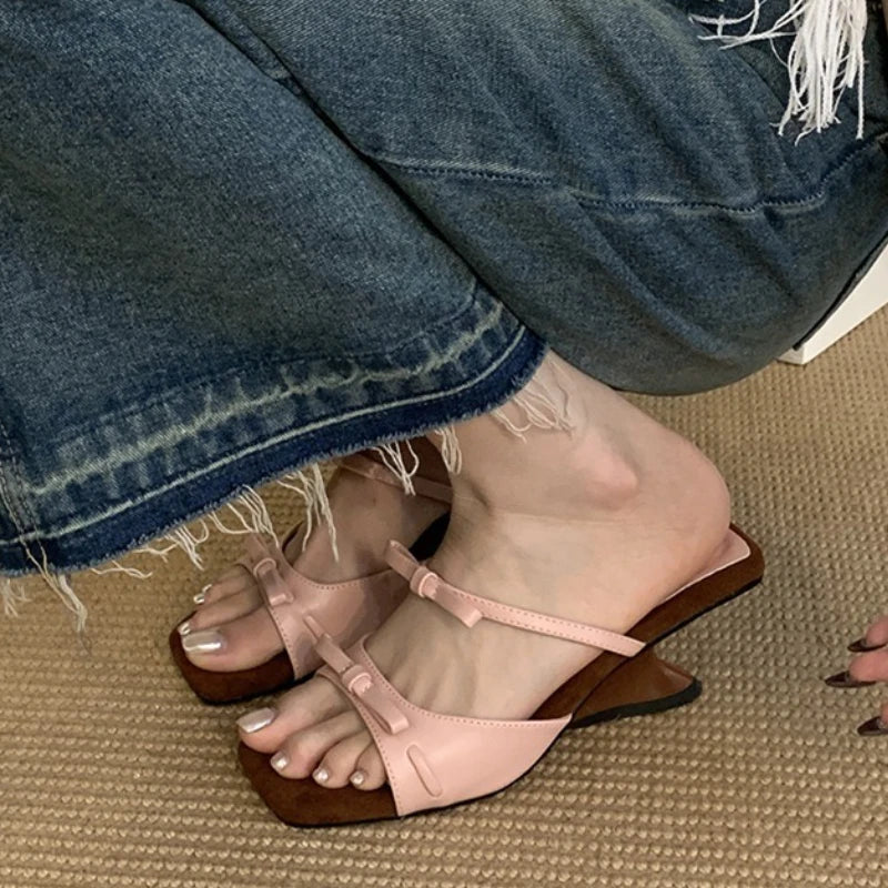 5CM Low Tacones Para Los Zapatos New Trendy Fashion Slipper Elegant High Heels Women's Pumps  Shoes