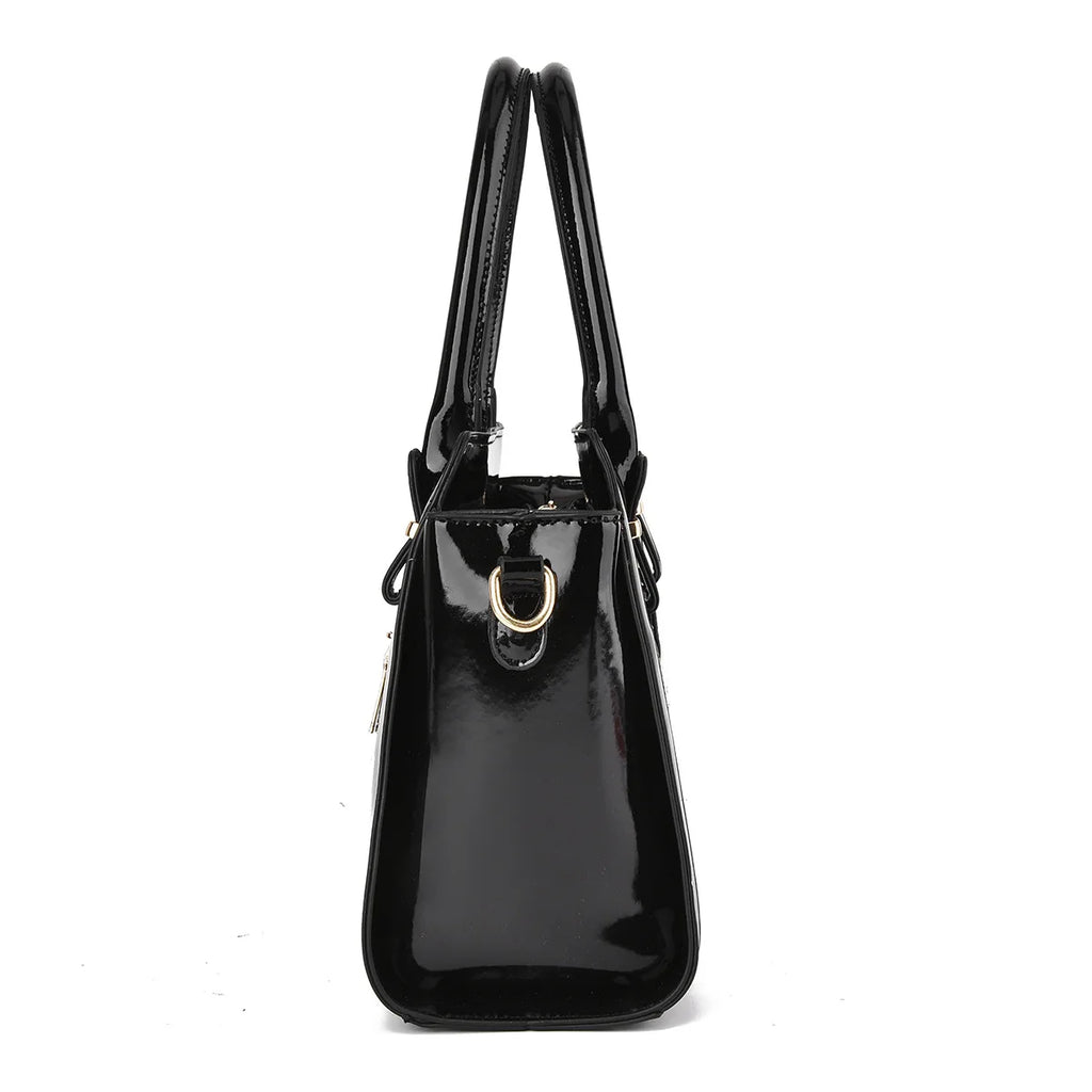 2024 New 2-piece Women's Premium PU Handbag Wholesale Leather Women's Stone Pressed Alligator Skin logo Shoulder Tote Bag