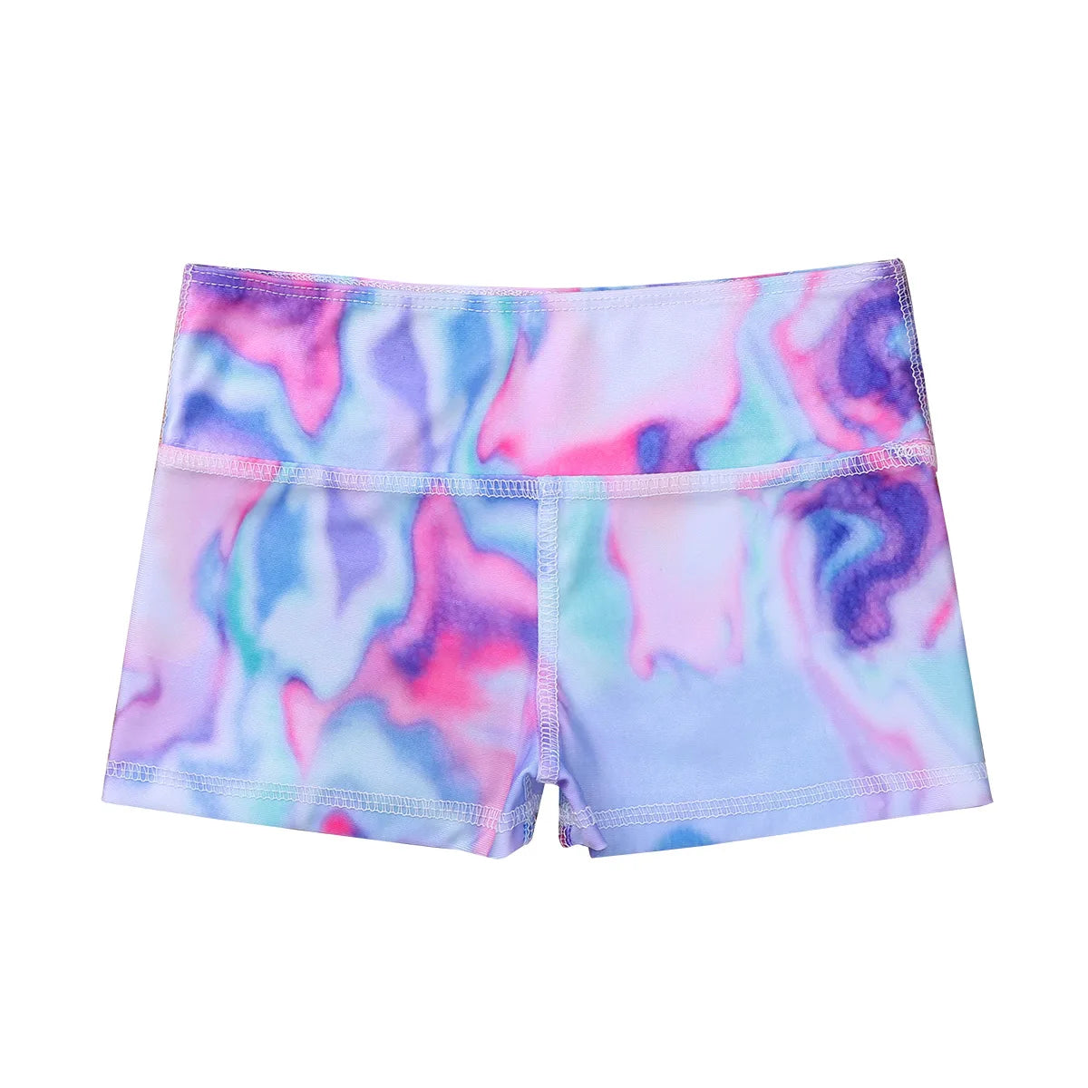 Kids Girl Sports Shorts Bottoms For Ballet Dance Yoga Gymnastic Workout Summer Boy-cut High Waist Dancewear Children's Shorts