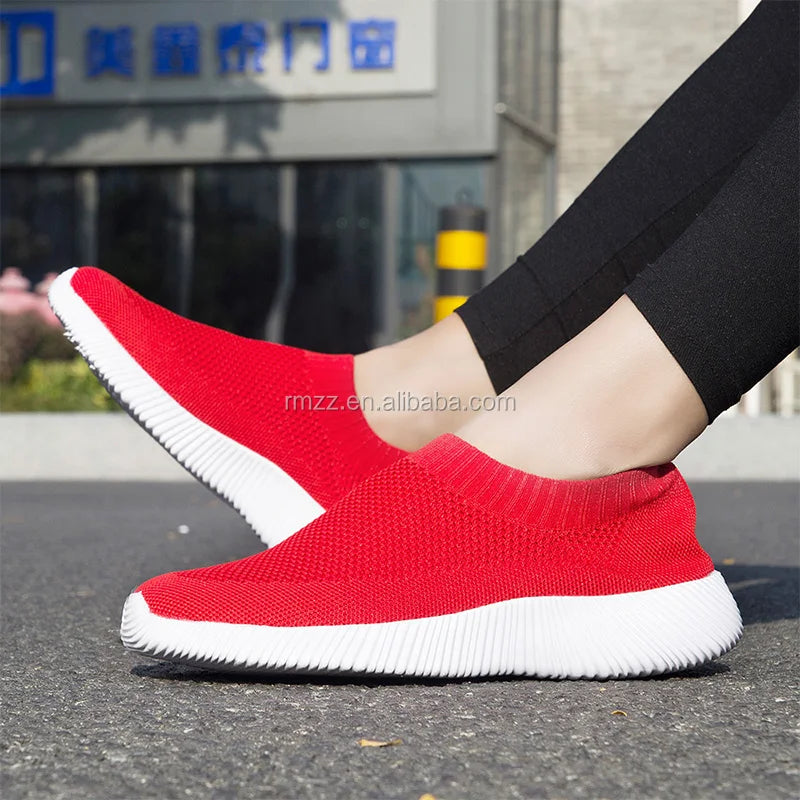 Shoes Made of Fly Woven Socks