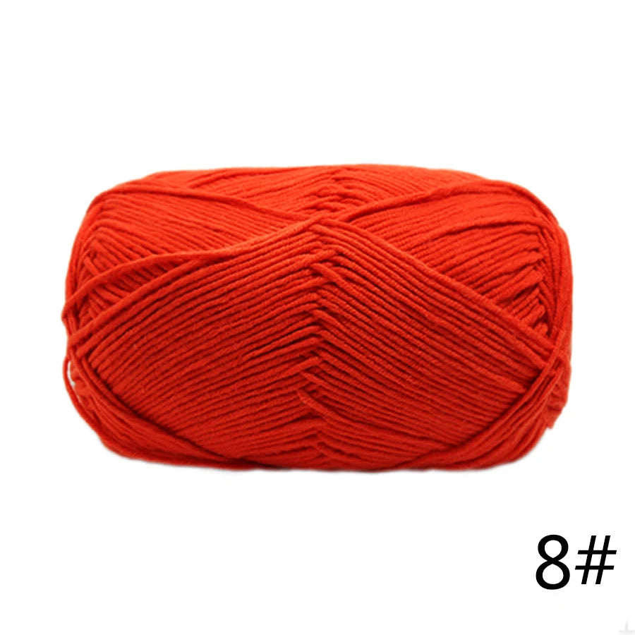 Factory Directly Supply 5ply Crochet Yarn Milk Cotton Acrylic Yarn for Baby Knitting Sweater Yarn