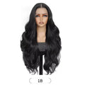 New Arrival Long Synthetic Bouncy Popular Wigs for Black Women 24 Inch Color 13*6 Wig Lace Front Loose Body Wave Wig