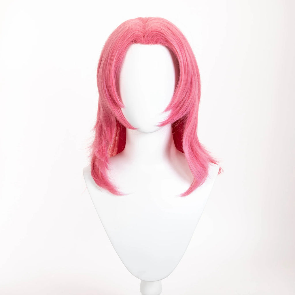 Skpop Demon-Slaying Girl Group Mira Cosplay Role Play Wig High-Temperature Silk Simulation Scalp Top for Zoe Lumi Anime 2025 New