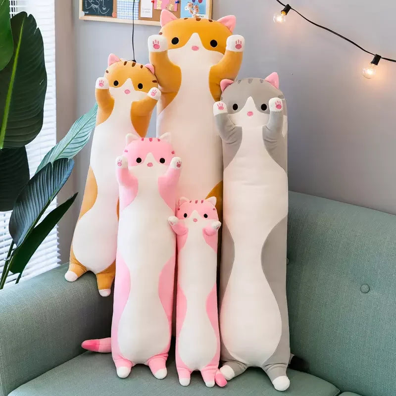 Fast Shipping 130 cm Baby Kids Pillow Toys Soft Cat Large Size Super Soft Stuffed Animal Toys