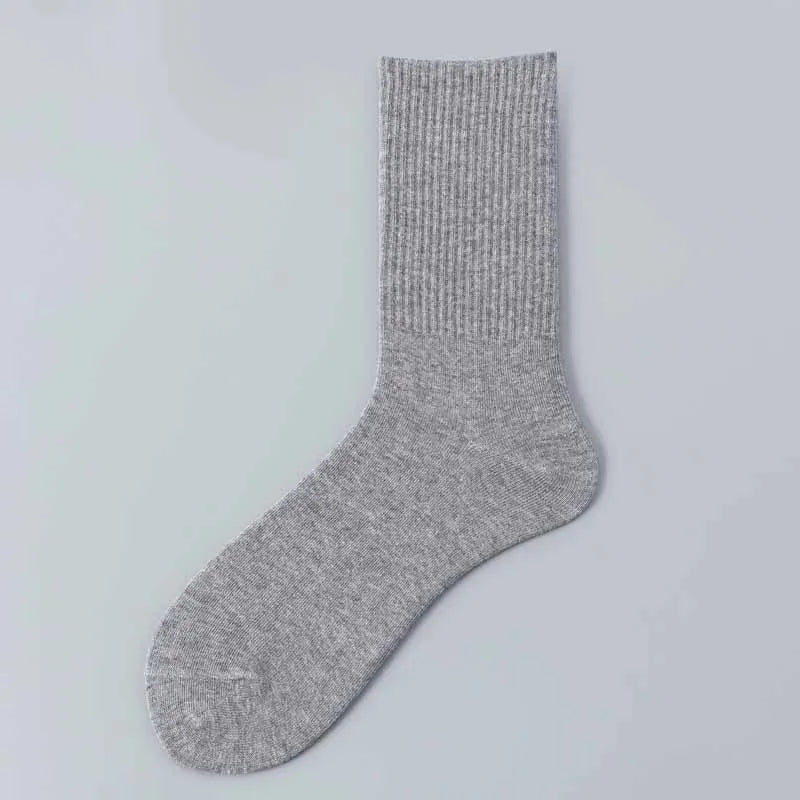 Men's Cotton Socks Large Big Plus Size 45 46 48 Business Short Socks White Classic Sox Hip Hop Meias Calcetines Hombre Male Soks
