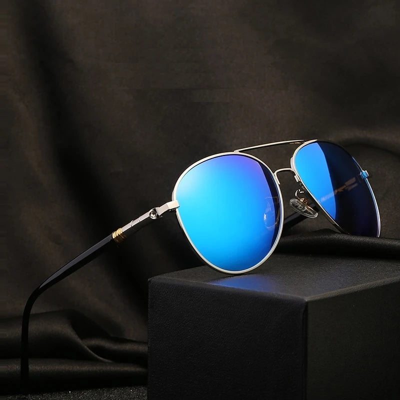 Men's  Sunglasses Men Women Driving Pilot Vintage Sun Glasses Brand Designer Male Black Sunglasses For Man Women