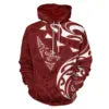 Unisex Essentials Hoodie Polynesian Tribal Tattoo Design Lime Green Men Hoodies
