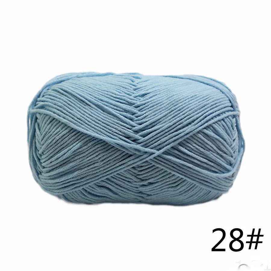 Factory Directly Supply 5ply Crochet Yarn Milk Cotton Acrylic Yarn for Baby Knitting Sweater Yarn