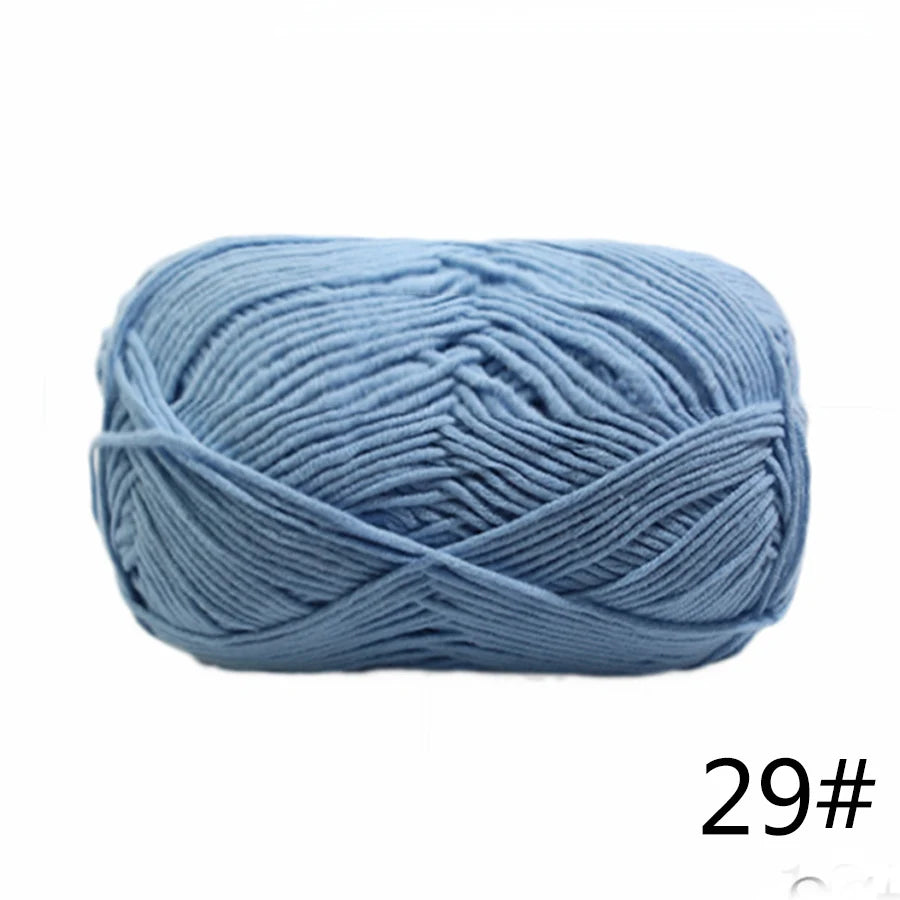 Factory Directly Supply 5ply Crochet Yarn Milk Cotton Acrylic Yarn for Baby Knitting Sweater Yarn
