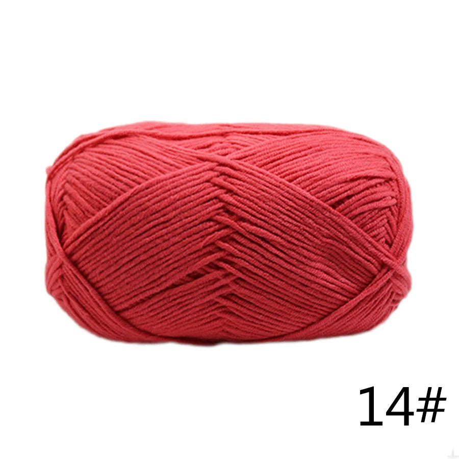 Factory Directly Supply 5ply Crochet Yarn Milk Cotton Acrylic Yarn for Baby Knitting Sweater Yarn