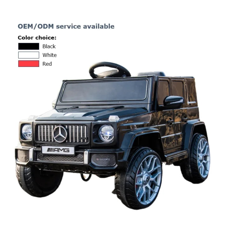 High Quality Remote Control 12v Plastic 4-Wheeled Electric Ride-On Toy Car for Kids to Drive