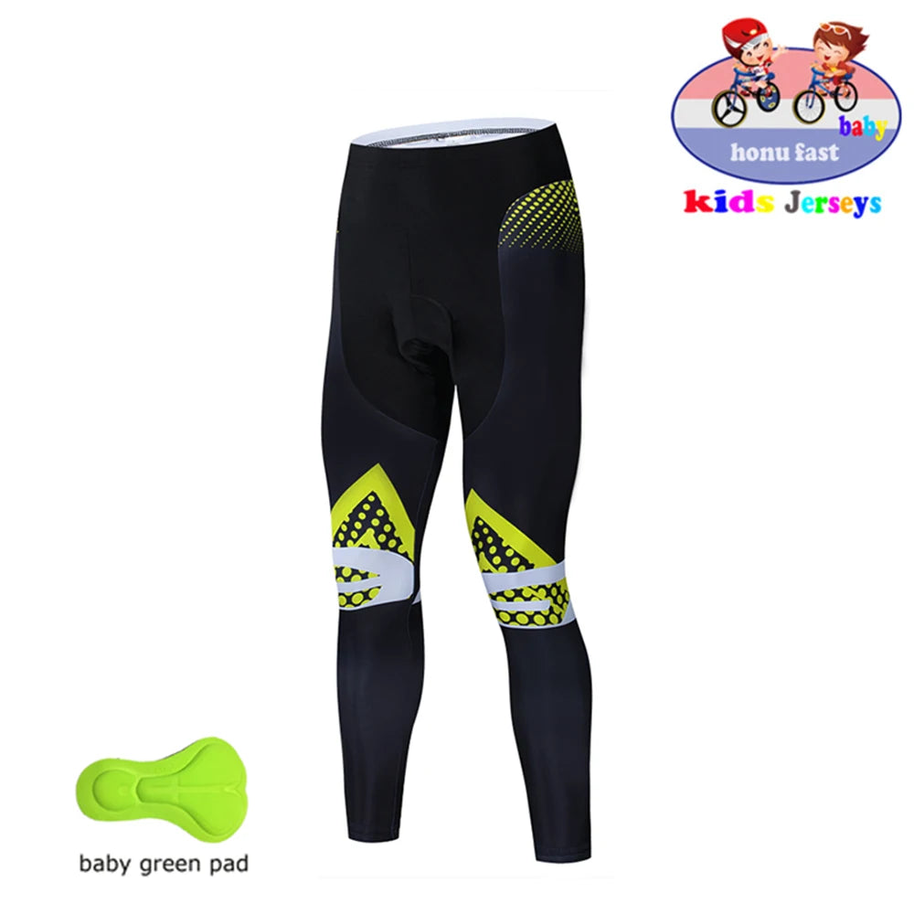 High Quality Kids Cycling Clothing Summer Kids Jersey Set Biking Long Sleeve Clothes Suit MTB Children's Cycling Wear 2021