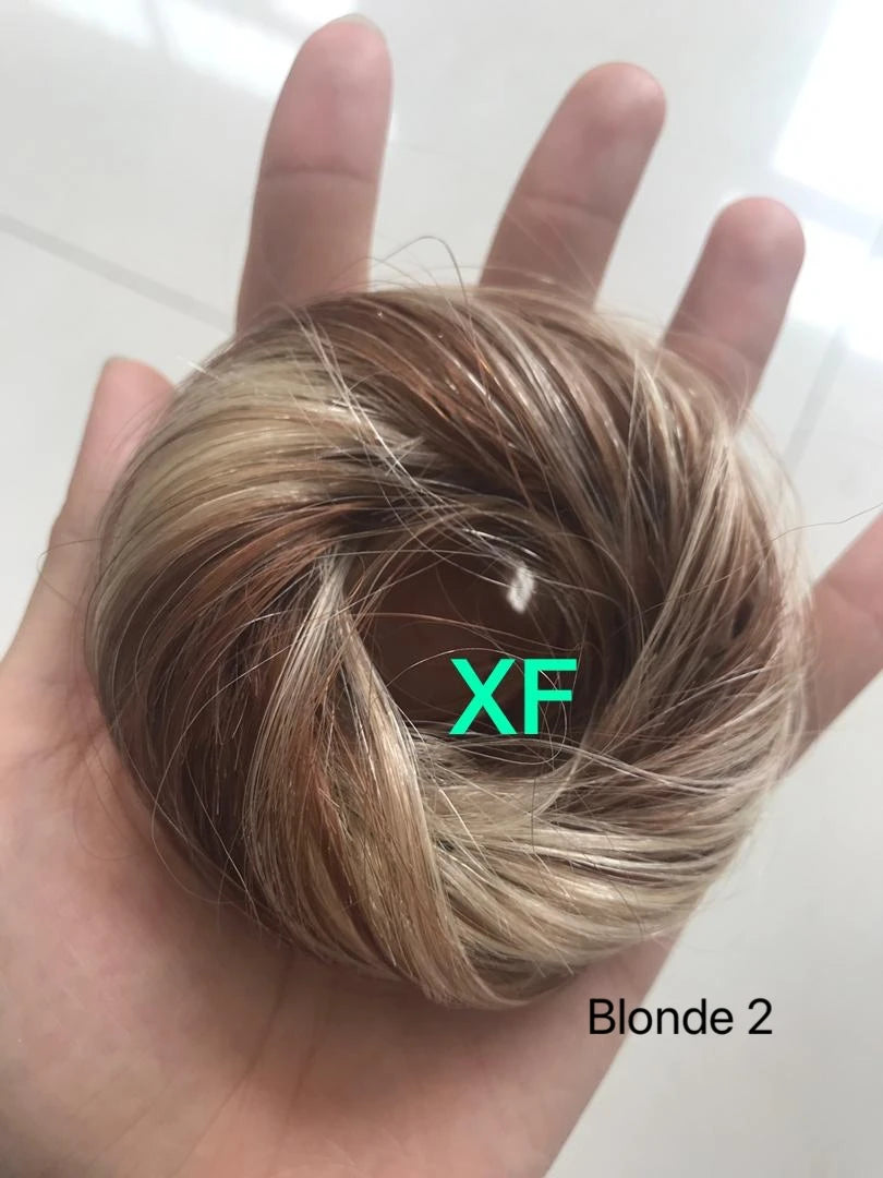 Large in Stock Fast Shipping 100% Human Remy Hair Scrunchies for Women