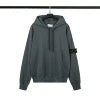 High Quality Men Heavyweight Cotton Terry Sweatshirts Badge Pullover