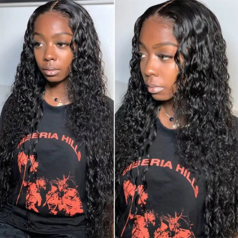 Wholesale Virgin Brazilian Hair HD Lace Front Wig Long Black for Lace Frontal Wigs with Small Cap for Women