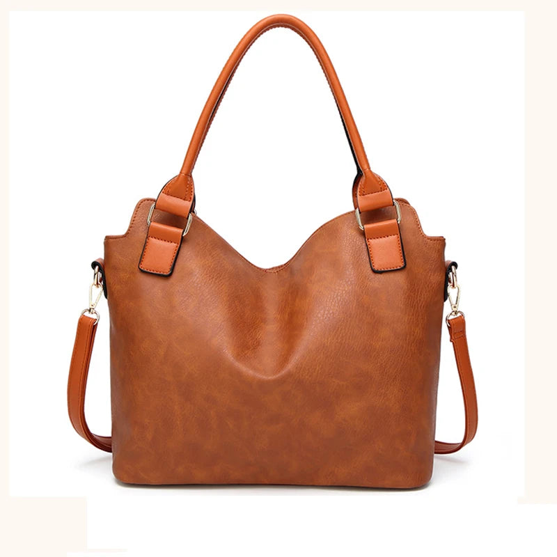 Designer Fashion Autumn/Winter Handbag Trend Simple One-shoulder Skew Straddle Bag Large Capacity Tassel Decoration Female Tote