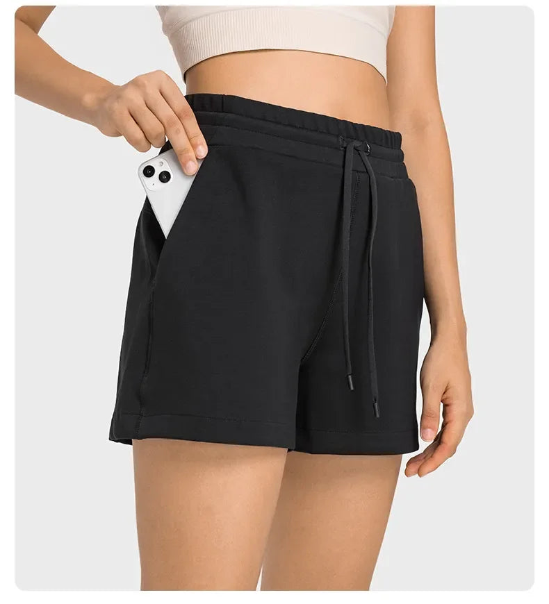 Womens Yoga Shorts Exercise Short Soft Fitness Wear Pants Women Running Shorts Elastic Female Pants Sportswear