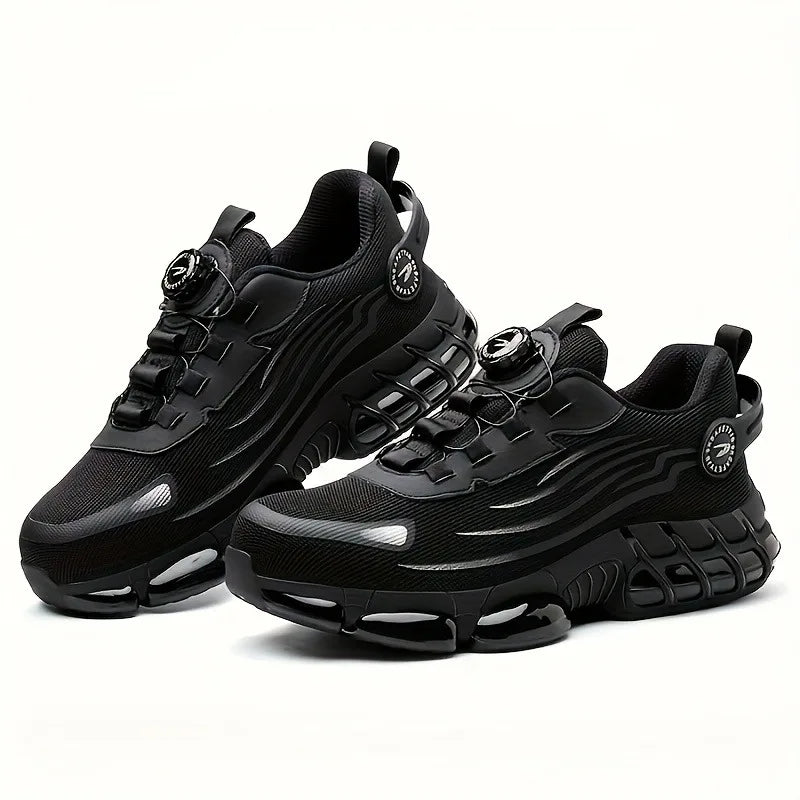 Men's teens Safety Shoes Are Suitable for Construction Work Leisure Sports Shoes Anti Puncture and Anti Smashing Steel Toe Shoes