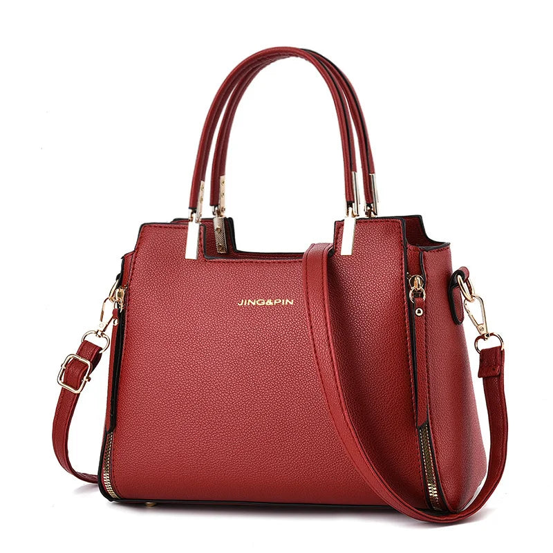 2024 New Crocodile Pattern Large Capacity Versatile Fashion Retro Simple Elegant Temperament Women's Shoulder Bag